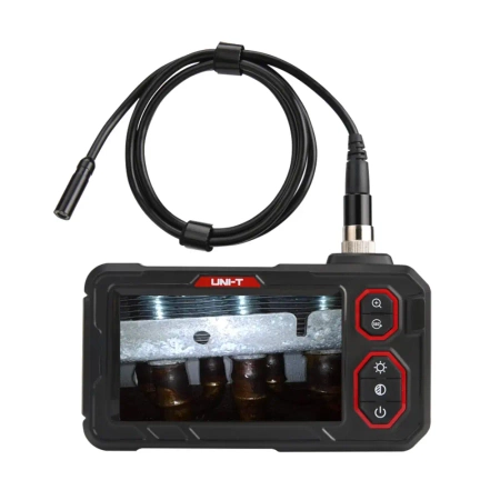 Przemysłowy endoskop inspekcyjny do diagnostyki nieniszczącej z ekranem 4.3″ i sondą IP67, Kamera inspekcyjna Uni-T UT667