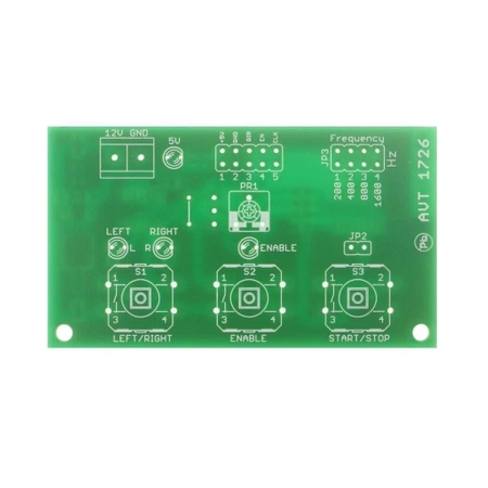 Generator do sterownika silnika krokowego, PCB do projektu AVT1726