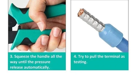 Zaciskarka tulejek 0.25-6mm2, Proskit CP-463G