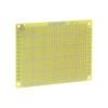 Płytka uniwersalna 7 x 9 cm, jednostronna, raster 2,54 mm, żółta, PU11