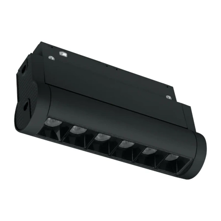 Reflektor szynowy magnetyczny liniowy 6W 480lm 4000K czarny M-LINE