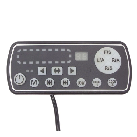 Belka ostrzegawcza LED ze sterownikiem 1512x120 R65 R10 TA2 BLK0024-2 12/24V