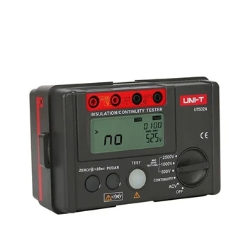 Miernik rezystancji izolacji Uni-T UT-502A, napięcie probiercze do 2500 V, PI i DAR