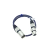 Przyłącze kablowe XLR MK06 Vitalco, wtyk - gniazdo, kabel mikrofonowy 0.5m