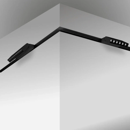 Szyna magnetyczna 1-faza podtynkowa 2m czarna M-LINE