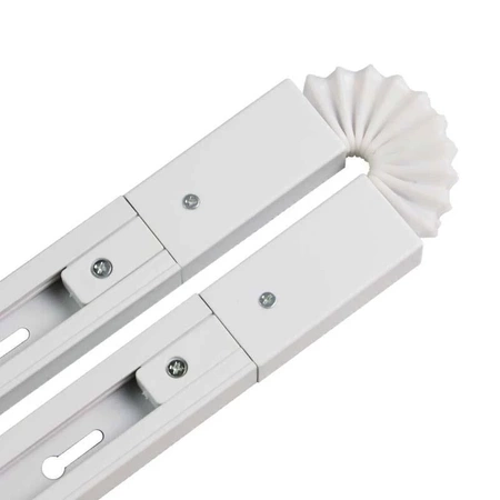 Złączka elastyczna do szyny, biała