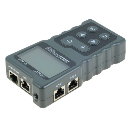 Tester LAN RJ45, PoE, LCD, adapter, Noyafa NF-8209