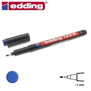 Pisak permanentny edding FSE142M niebieski do PCB, folii i szkła, linia 1 mm