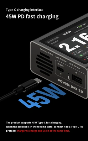 Zasilacz warsztatowy USB Power Box 2.0, 1,3–12 V, 45 W, regulowany, Mechanic