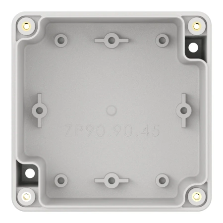 Obudowa hermetyczna ZP90.90.60JH, 90 × 90 × 60 mm, ABS, jasnoszara, Kradex