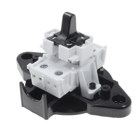 Włącznik światła schodowy, montaż natynkowy, kolor czarny, seria Retro PRL