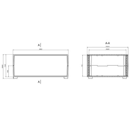 Obudowa 218x269, h=119mm wentylowana, Z39