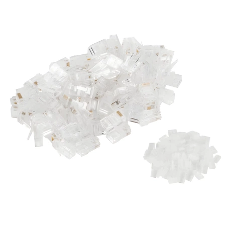 Wtyk LAN RJ45 8P8C kat 6 UTP do linki i do drutu, Lanberg 20szt