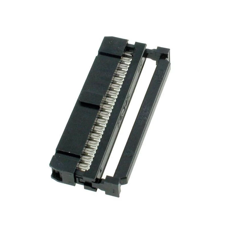 Gniazdo Z-FC34 zaciskane na taśmę AWG28 34 żyły