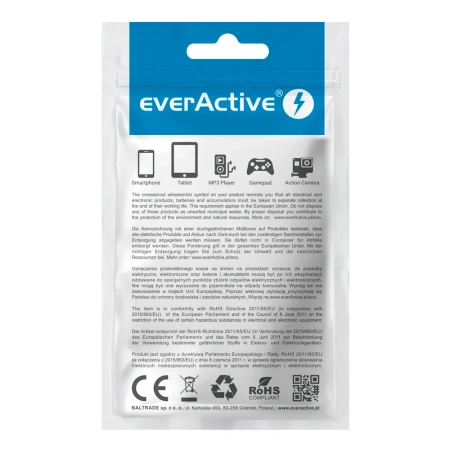 Ładowarka sieciowa everActive SC-220 2xUSB 12W BIAŁA iQ Smart Charging
