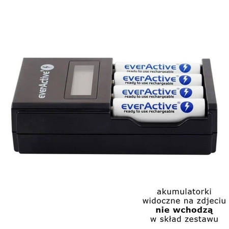 Ładowarka akumulatorów 4x AA/AAA, everActive NC-450