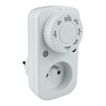 Programator czasowy analogowy z czujnikiem zmierzchu, DT16