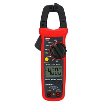 Miernik cęgowy Uni-T UT-203+, 400 A AC/DC, szczęki 28 mm, True RMS, NCV