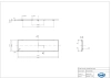Filtr panelowy czerwony ZDFCZ1009 do obudowy modułowej ZD1009, ABS, Kradex