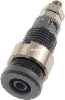 Gniazdo bezpieczne 2mm M3, 10A, czarne