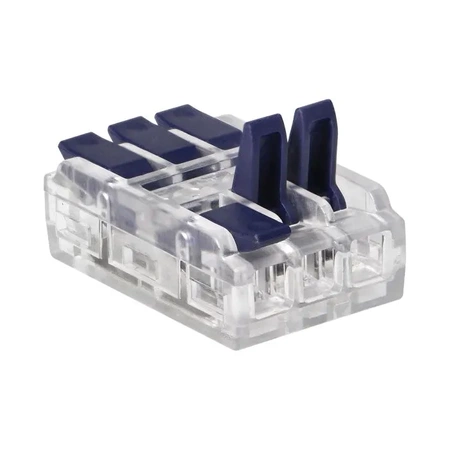 Złączka instalacyjna przelotowa 3 tory, 0.75-4.0mm2, 32A, OR-WE-SZ-8021/3