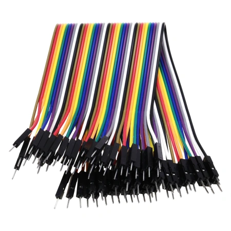 Zestaw przewodów połączeniowych męski–męski 20cm – 40 szt. do płytek stykowych, Arduino i Raspberry Pi