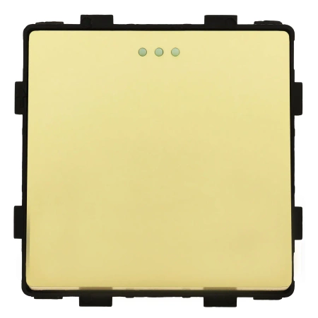 Włącznik światła szklany pojedynczy - złoty - Tawoia Glass