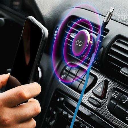 Uchwyt samochodowy magnetyczny, montowany na kratkę, eXc HOLD