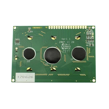 Wyświetlacz LCD alfanumeryczny 4x16 LCD-AC-1604A-FHW K/W-E6 C