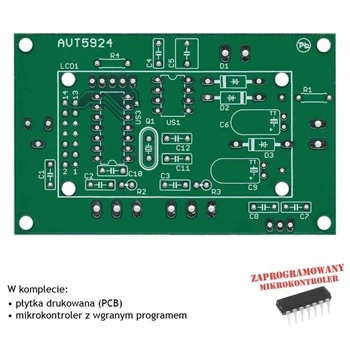 Cyfrowy obrotomierz stroboskopowy LED - PCB do projektu AVT 5924