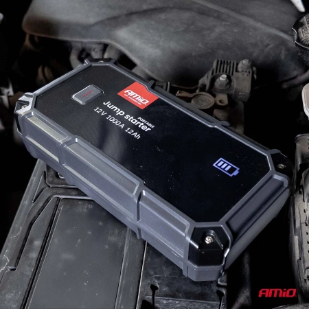 Jump Starter PRO 12V 12Ah 1000A 3w1 Starter - Latarka - Powerbank AMIO 04676