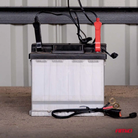 Prostownik AMiO cyfrowy AGM GEL STD LiFePo4 max 4A 6/12V PRO HOOK 04531