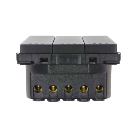 Moduł - Włącznik światła potrójny - czarny - Tawoia Glass