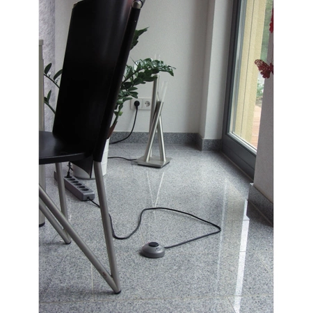 Listwa zasilająca 6 gniazd, 2m, 16A, 3680W, 3G1.5, włącznik nożny, Brennenstuhl Eco-Line Comfort Switch, czarny, bezpiecznik