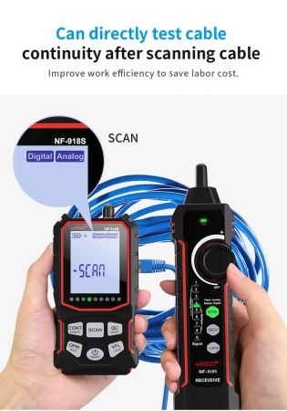 Wielofunkcyjny tester sieci 2w1 Noyafa NF-918S
