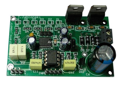 Cyfrowy potencjometr audio z impulsatorem - PCB do projektu AVT 5237