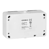 Gniazdo podwójne ORNO AQUATIC MINI IP54 16A 230V natynkowe biało-czarne