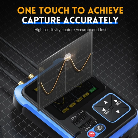 Oscyloskop 500kHz; Tester elementów; Generator sygnału DDS, FNIRSI DSO-TC3