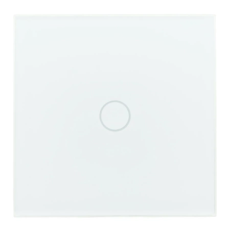 Włącznik dotykowy szklany pojedynczy 20A AC 4600W - sterowanie ZigBee - biały - Tawoia Smart Home