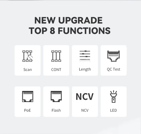 Tester sieci ethernet LAN CAT6 PoE szukacz par przewodów NOYAFA NF-859GS