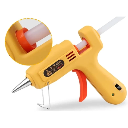 Pistolet do kleju na gorąco, sztyfty 7mm, 20W, etui