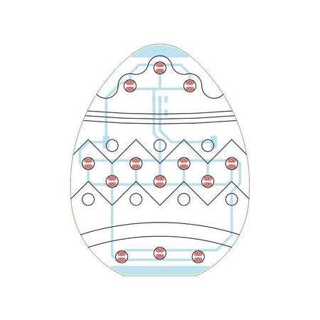 Pisanka LED - KIT AVT 3160