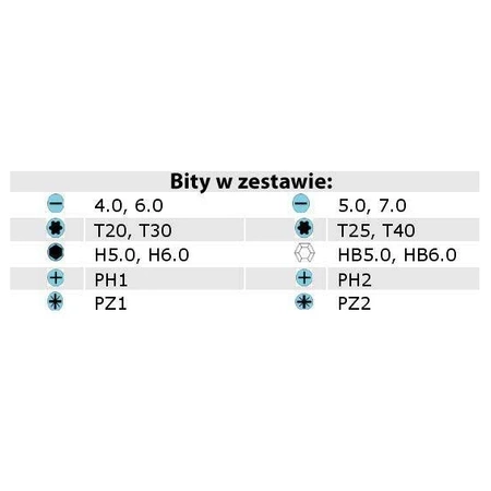 Wkrętak z wymiennymi trzpieniami, Proskit SD-9816