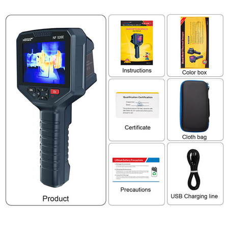 Kamera termowizyjna -20°C - 400°C, Noyafa NF-526E