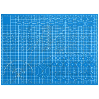 Mata modelarska do cięcia 60x45cm (A2) – samogojąca, wielowarstwowa, dwustronna, niebieska KC1043N