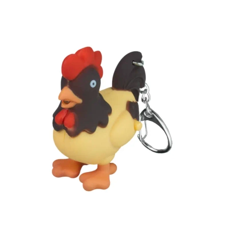 Latarka LED brelok z dźwiękiem – zwierzaki: kurczak, krowa, osioł, owca