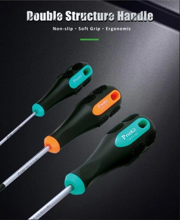 Zestaw wkrętaków płaskich i krzyżakowych PH 6szt, Proskit SD-2301