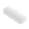 Wtyk ATX 20-stykowy męski prosty do montażu na PCB, raster 4,20 mm, biały, KWM4505-20S