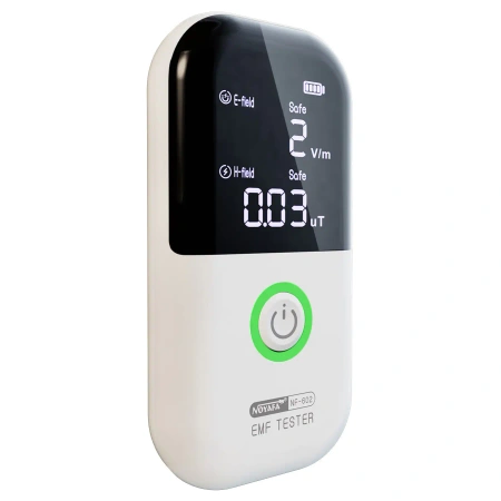Tester pola elektromagnetycznego EMF 5 Hz–3500 MHz z alarmem Noyafa NF-602