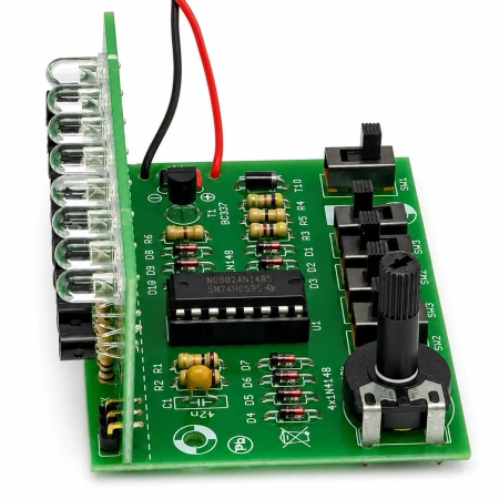 Stroboskop dyskotekowy LED. Zestaw DIY do nauki lutowania AVT EDU641
